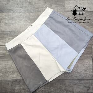 Cloud Ten Faux Leather Flat Front Shorts Size S